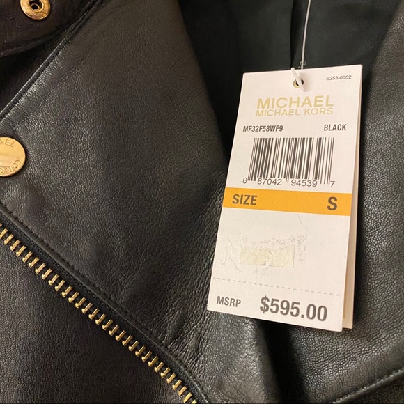 Brand New MICHAEL KORS Leather Jacket - Picture 10 of 10
